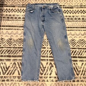 Vintage Distressed Wrangler Rustler Jeans